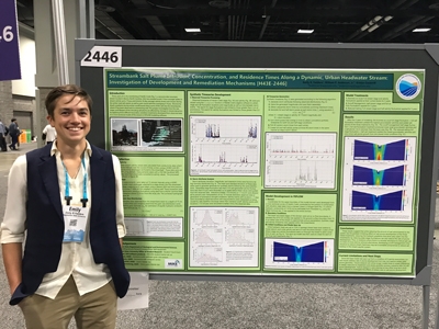 Emily Fedders, Outstanding Student Presentation awardee at AGU