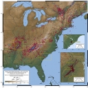 Eastern US earthquake epicenters