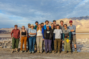 Group of students in Death Valley